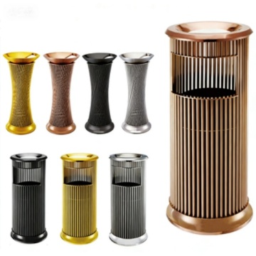 Customized Metal Trash Can for Hotel Lobby Bar