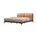 Индивидуальный размер дивановой кожаной кровать дизайн спальни спальни