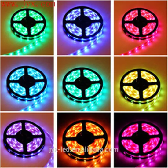 5m zilotek led strip light DC12V 60leds/m IP20 non-waterproof color changing led rope 5050 smd rgb led flexible light