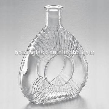 Unique High quality clear 200ml small XO wine glass bottles wholesale
