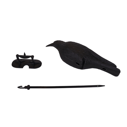 Bird Repellent Raven reusable Black Plastic Crow