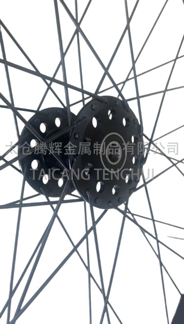 black wheelchair rear wheel