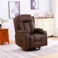 Design moderno confortável única cadeira de recliner manual