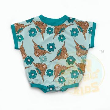 Summer Bamboo Short Sleeve Jumpsuits for Babies and Toddlers - Comfortable Rompers for Kids