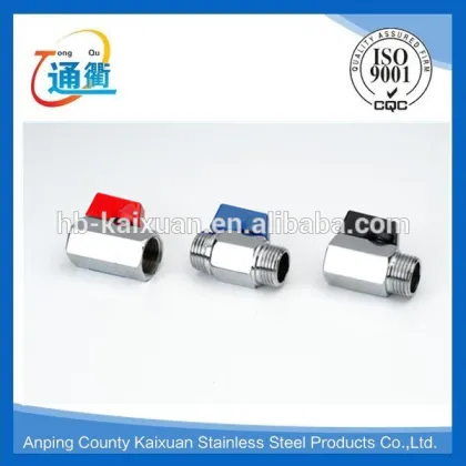 304 mini ball valve F/F,M/M,F/M threaded