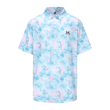 MAZEL Wholesale Custom Anti-Wrinkle Multi-Color Sublimated Golf Polo Shirts
