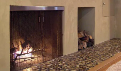 Black steel fireproof wire mesh