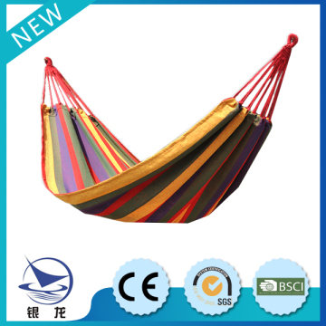 Comfortable hammock with various stripe style , outdoor Furniture
