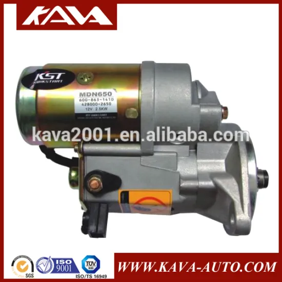 12V Denso Starter For Komatsu,428000-2650,600-863-1410