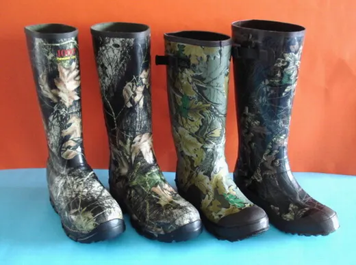 Camo rubber boots,Hunting camo boots,Field work boots.Work protection boot,Forest camo rain boots,Loggers boots