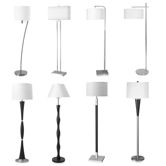 Wholesale Hotel Dining Room Reading Light Floor Lamps with Shade at Factory Price