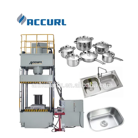 Accurl Industrial Four Column Hydraulic Press for Kitchen Sink Manufacturing