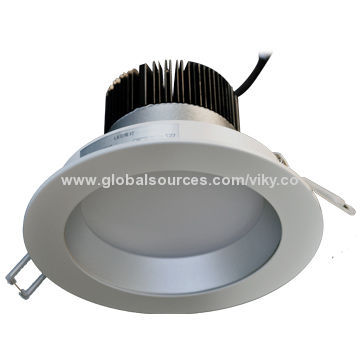 High-power LED Downlight, 12W, Original Imported LED Chip, 50/60Hz Frequency