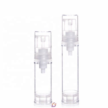 Mini Cosmetic Sample Oogcrème Airless Pump Bottle - 15 ml/10 ml/5 ml