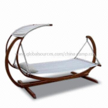 Deluxe Hammock, Made of Wood, Available in Open Size of 280 x 120 x 155cm