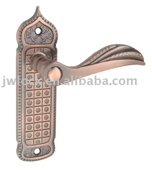 Zinc lock plate and handle 50 Z236-Z236