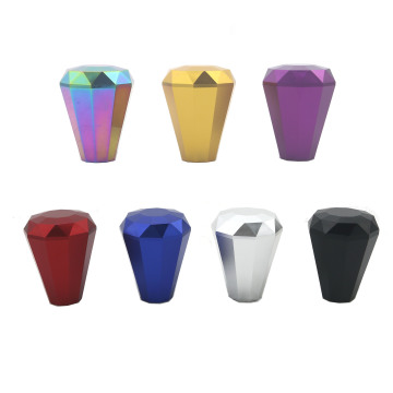 AOSU Aluminum Manual 5-Speed Swift Car Diamond Shape Gear Shift Knob