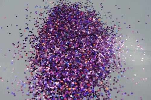 Laser cahaya ungu Glitter