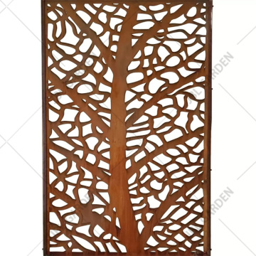 Environmentally Friendly Corten Steel Garden Screen