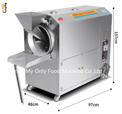 Small Capacity Grain Peanut Nuts Roaster Machine