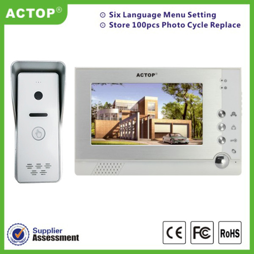 Chuông cửa ghi âm chống nước có camera và hệ thống liên lạc nội bộ