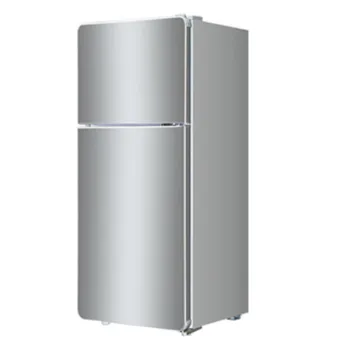 118L Colored Stainless Steel Double Door Refrigerator for Home or Hotel