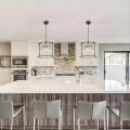 Crystal shade LED bulb industrial pendant lamp