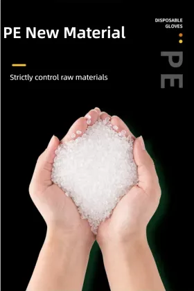 Customized Biodegradable Household Gloves: Thickened PE Disposable Plastics with Oil & Dirt Resistance