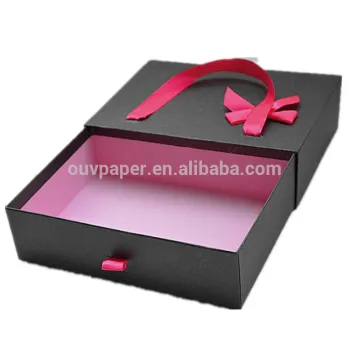 Custom logo drawer bracelet jewelry gift paper packaging box