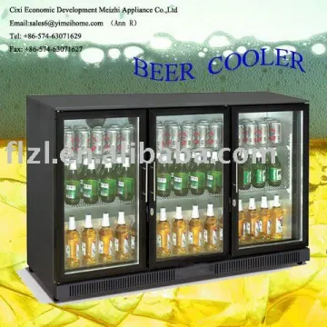 12V compressor refrigerator glass door mini refrigerator thermoelectric refrigerator
