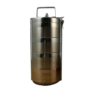 Wholesale Stainless Steel Portable Lunch Box Food Carrier Hand Pot Food Container
