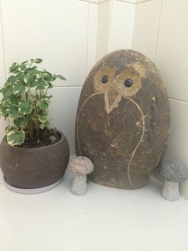 Garden River Stone Owl