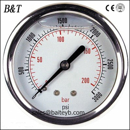63mm nature gas pressure gauge