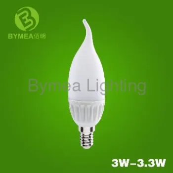 Popular High-efficiency led lighting led candle light led 3W E14 B22