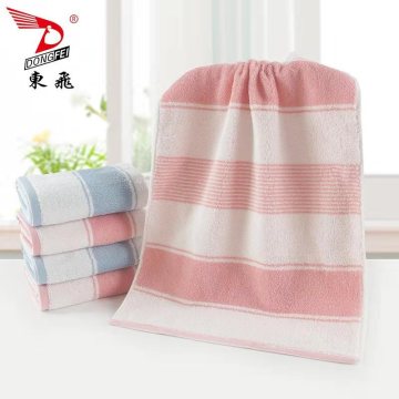 low twist dyed yarn towel