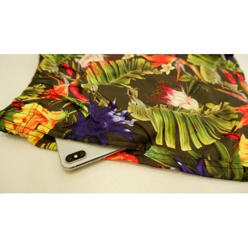 High Waisted Beach Trousers Floral print men's beach shorts Factory