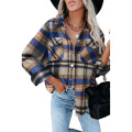 women's plaid shirt casual shirt