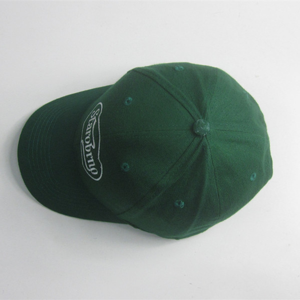 Adult Green 6 Panel Embroidery Baseball Cap