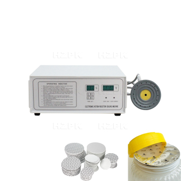 Baratto di plastica manuale hzpk barattolo elettromagnetico cappuccio sigillante per guarnitore in alluminio