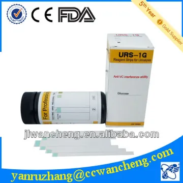 diabetes analysis dipstick URS-1G,glucose test