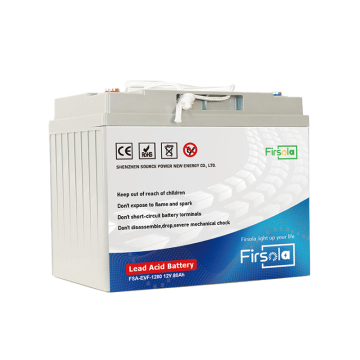 แบตเตอรี่ AGM 12V 80AH ที่กำหนดเองสำหรับยานพาหนะไฟฟ้า - FIRSOLA EVF 1280