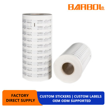 Bright Coated Paper Self-adhesive Tag Sticker