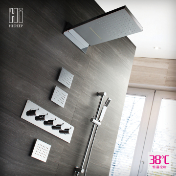HIDEEP Shower Set Thermostatic Rain Shower Faucet