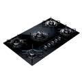 Cooktop 5バーナー領事ガラス