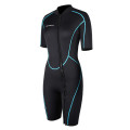 Seaskin Womens Front Zipper Shorty Wetsuit For Diving