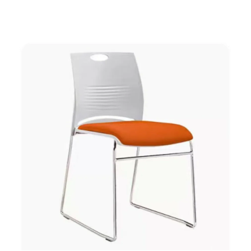 Modern Sled Base Office Chair with Fabric Seat