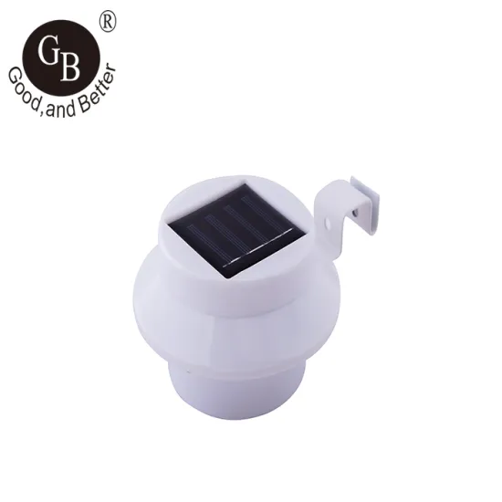 3 LED Round Waterproof Solar Motion Fance Light