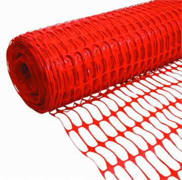 Orange Plastic Warning Industrial Safety Fence