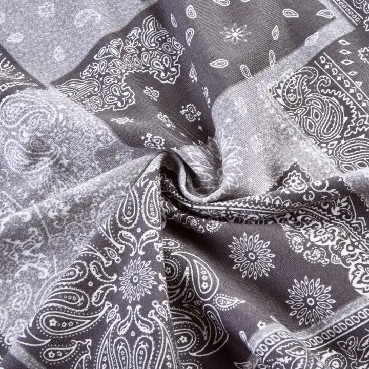 ถักผ้าฝ้าย 60% รีไซเคิลโพลีเอสเตอร์ CVC Single Jersey พิมพ์ผ้า 40%