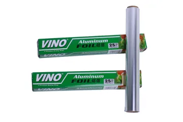 Disposable household aluminium foil